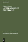 Book cover for Litterature Et Spectacle