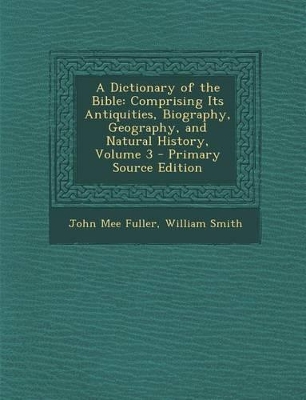 Book cover for A Dictionary of the Bible