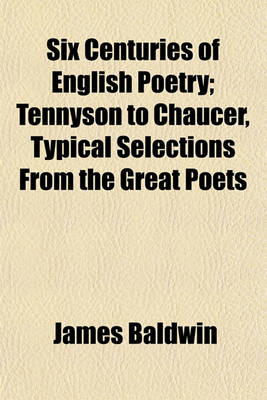 Book cover for Six Centuries of English Poetry