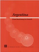 Cover of Argentina : from Insolvency to Growth
