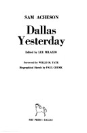 Book cover for Dallas Yesterday