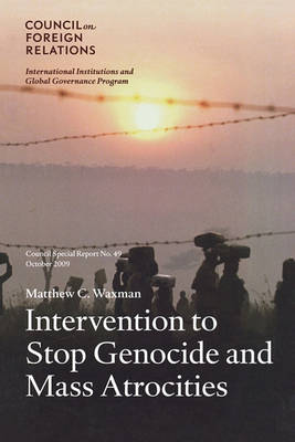 Book cover for Intervention to Stop Genocide and Mass Atrocities