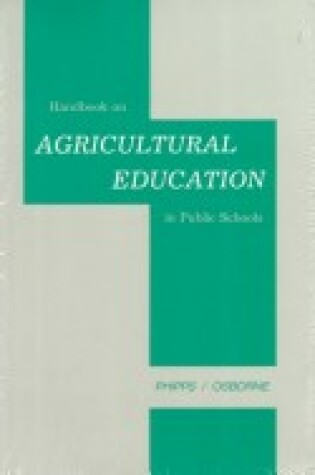 Cover of Handbook on Agricultural Education in Public Schools