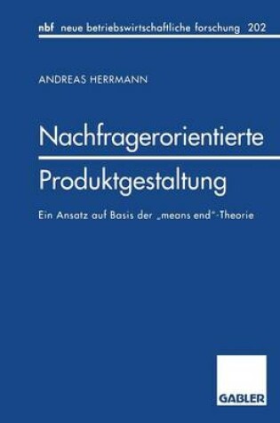 Cover of Nachfragerorientierte Produktgestaltung