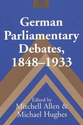 Cover of German Parliamentary Debates, 1848-1933