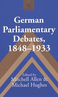 Cover of German Parliamentary Debates, 1848-1933