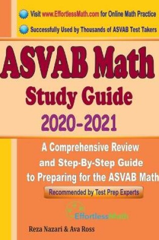 Cover of ASVAB Math Study Guide 2020 - 2021