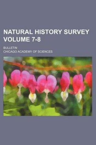 Cover of Natural History Survey Volume 7-8; Bulletin