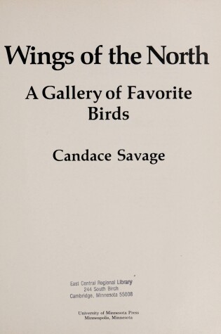 Cover of Wings of the North