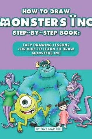 Cover of How to Draw Monsters Inc Step-By-Step Book