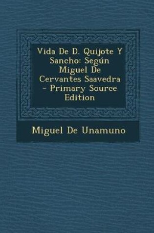 Cover of Vida de D. Quijote y Sancho