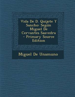 Book cover for Vida de D. Quijote y Sancho