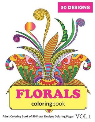 Book cover for Florals Coloring Book