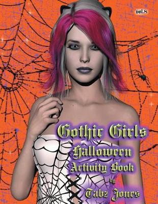 Book cover for Gothic Girls Halloween Activity Book