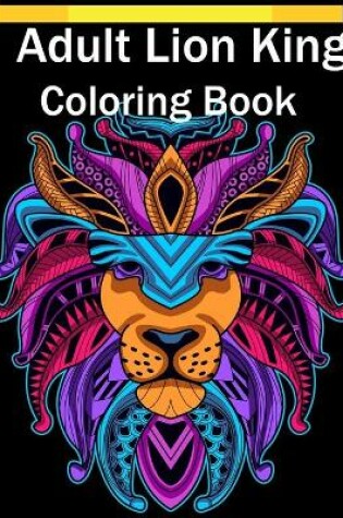 Cover of Adult Lion King Coloring Book