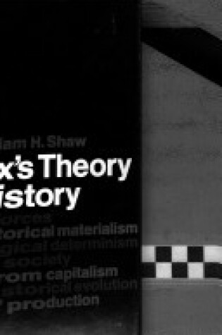 Cover of Marx's Theory of History