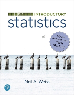 Book cover for MyLab Statistics with Pearson eText -- 24 Month Standalone Access Card -- for Introductory Statistics, MyLab Revision with Tech Updates