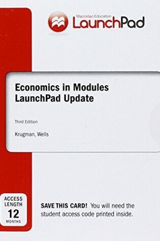 Cover of Launchpad for Krugman's Economics in Modules - Update (2-Term Access)