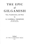 Cover of Epic of Gilgamesh