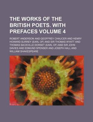 Book cover for The Works of the British Poets. with Prefaces Volume 4