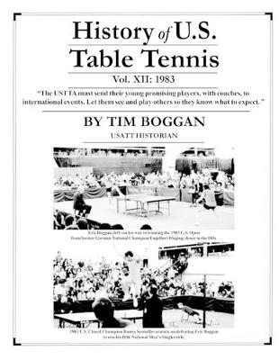 Book cover for History of U.S. Table Tennis Volume 12