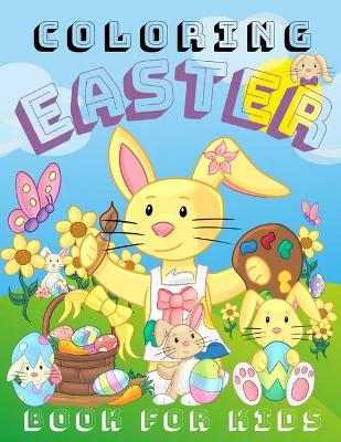 Cover of Easter Coloring Book For Kids