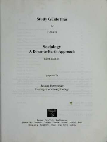 Book cover for Study Guide Plus for Sociology