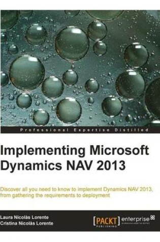 Cover of Implementing Microsoft Dynamics Nav 2013