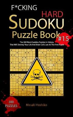 Book cover for F*cking Hard Sudoku Puzzle Book #15
