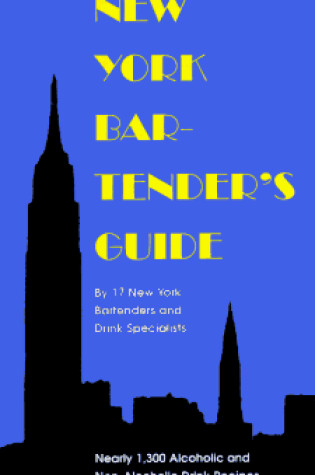 Cover of New York Bartenders Guide