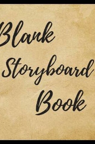 Cover of Blank Storyboard Notebook Journal