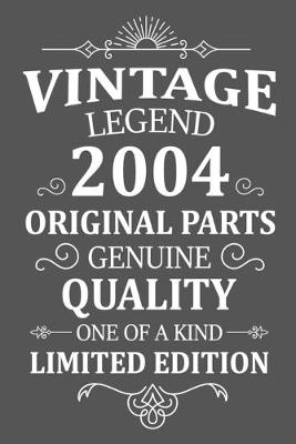 Book cover for Vintage Legend 2004 Original Parts