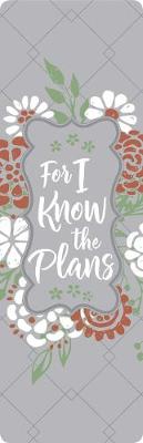 Book cover for Bookmark for I Know the Plans