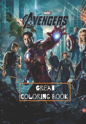 Book cover for Marvel Avengers Great Coloring Book