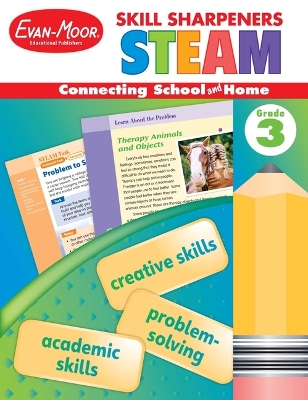 Book cover for Skill Sharpeners: Steam, Grade 3 Workbook