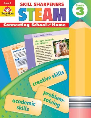 Book cover for Skill Sharpeners: Steam, Grade 3 Workbook