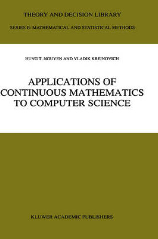 Cover of Applications of Continuous Mathematics to Computer Science