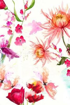Book cover for Faded Floral Watercolor Journal