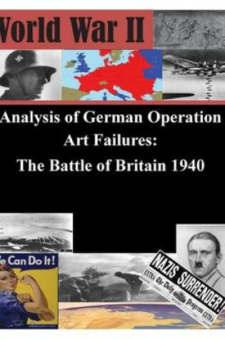 Cover of Analysis of German Operation Art Failures