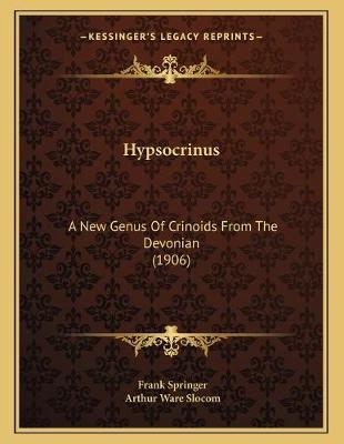 Book cover for Hypsocrinus