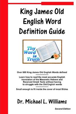Book cover for King James Old English Word Definition Guide