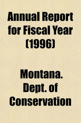 Cover of Annual Report for Fiscal Year (1996)