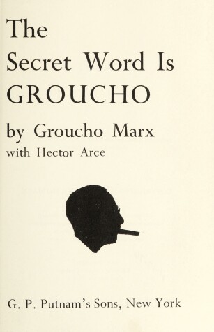 Book cover for The Secret Word Is Groucho