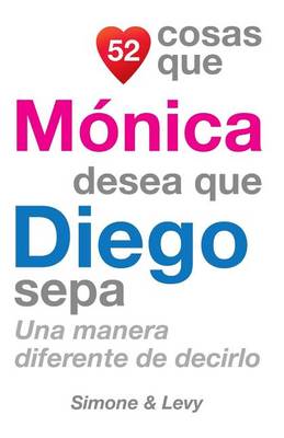 Book cover for 52 Cosas Que Mónica Desea Que Diego Sepa