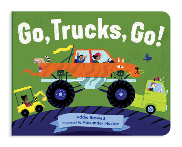 Book cover for Go, trucks, go!