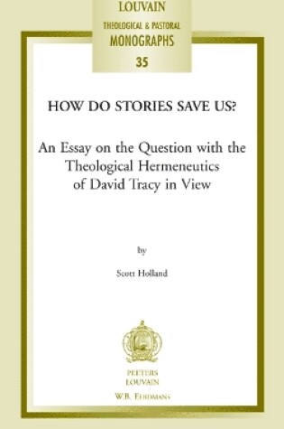 Cover of How Do Stories Save Us?