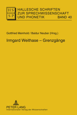 Book cover for Irmgard Weithase - Grenzgaenge