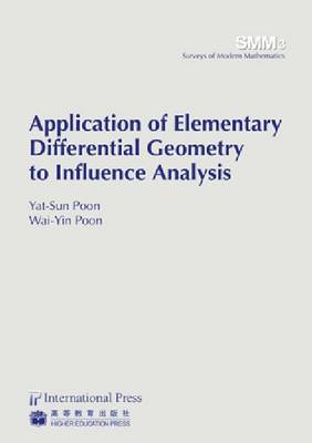 Book cover for Application of Elementary Differential Geometry to Influence Analysis