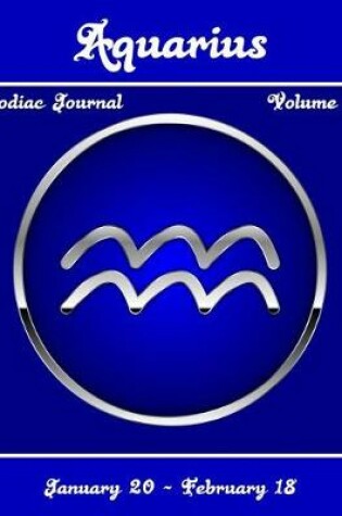 Cover of Aquarius Zodiac Journal - Volume 2