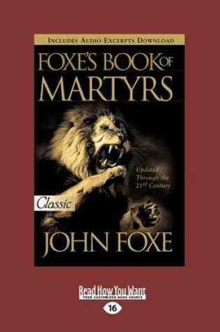 Cover of Foxes Book of Martyrs